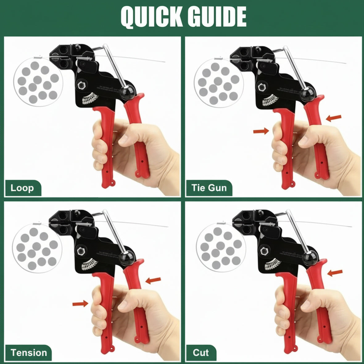 Stainless Zip Tie Gun (Tool Only)